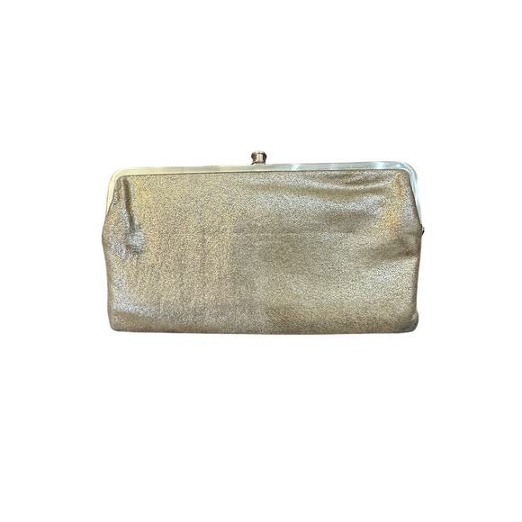 HOBO Women's Gold Lauren Clutch Wallet - Picture 1 of 8